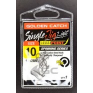 Рибальські гачки, GC Single Jig Light 1212, 12шт/уп, колір BN №10